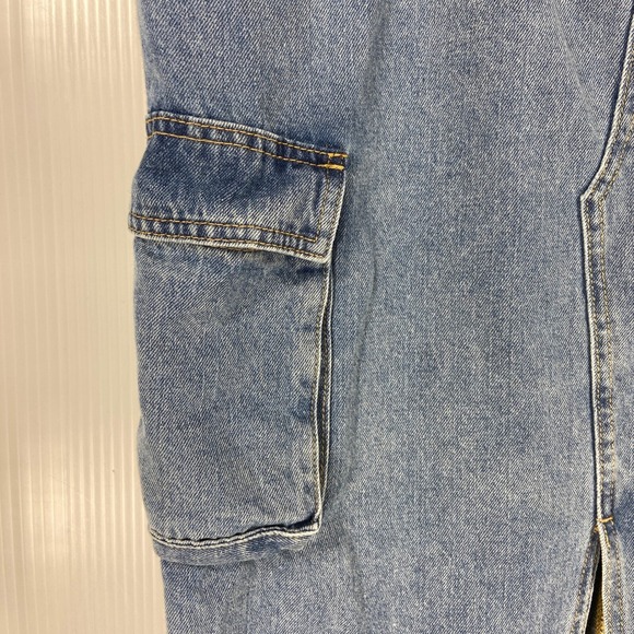 Sincerely Jules Blue Denim Jean Cargo Midi Skirt‎ Womens Junior Womens 11/29 - Picture 4 of 9